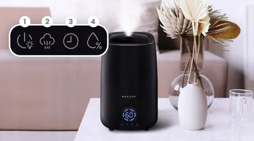 Nawilżacz ultradźwiękowy MOZANO Ultrasonic Czarny