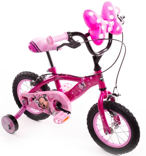 Rower dziecięcy HUFFY Disney Myszka Minnie 12 cali dla dziewczynki Różowy