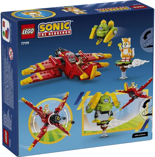 LEGO 77119 SONIC: Tails и Tornado-1, набор блоков 8+