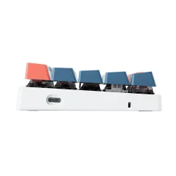 Klawiatura mechaniczna Machenike K500-B61 Gamingowa Przewodowa Red Switch Niebiesko-biała