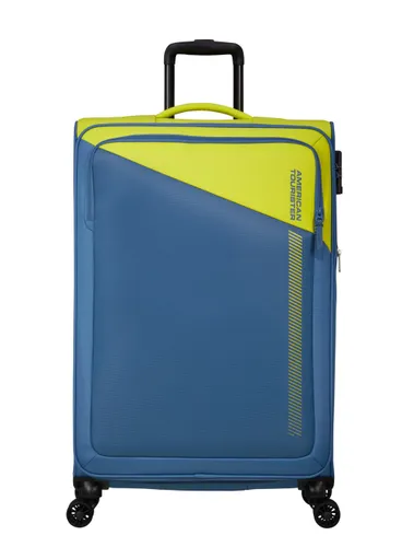 Большой расширенный чемодан American Tourister Daring DASH EXP-lime / coronet