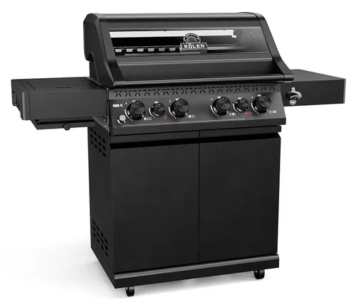 Grill gazowy KOLER Krone S1 Czarny 21.6 kW 73 x 46 cm