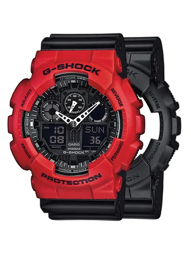 Casio Zegarek SET GA-100-1A1ER + BEZEL 10395289 + PASEK 10347688
