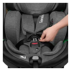 Fotelik samochodowy LIONELO Harmony i-Size 40-150 cm (0-36 kg) Grafitowy