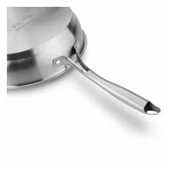 Patelnia na indukcję nierdzewna z pokrywką Starke Pro Varese 24 cm