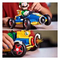 LEGO Super Mario 72050 Mario Kart - Luigi i Mach 8, zestaw klocków 18+