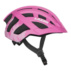 Kask rowerowy LAZER J2 Różowy dla Dzieci z możliwością zamontowania lampki (rozmiar 50-56)