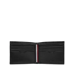 Большой мужской кошелек Tommy Hilfiger Th Central Mini CC Wallet Am0am11854 Black BDS