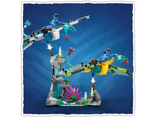 LEGO Avatar 75572 Jake ve Neutiri'nin lanetinde ilk uçuş