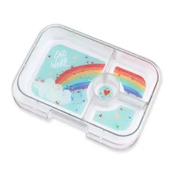 Średnia śniadaniówka / lunchbox Yumbox Panino - power pink/rainbow tray