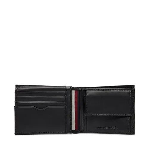 Большой мужской кошелек Tommy Hilfiger Th Central Cc Flap And Coin Am0am11856 Black BDS