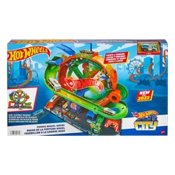 Hot Wheels City Zestaw Torów Diabelski Młyn Ze Światłem I Dźwiękiem