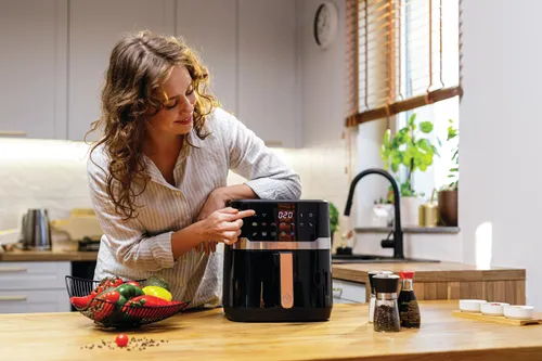 Air Fryer Frytkownica beztłuszczowa PURENO Air 650 6.5l z 10 automatycznymi programami i okienkiem do obserwacji postępów gotowania