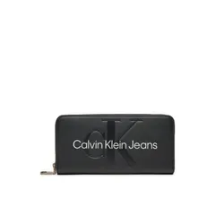 Calvin Klein Jeans Большой женский кошелек Sculpted Mono Zip Around Mono K60K607634