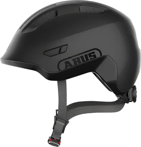 Kask rowerowy ABUS Smiley 3.0 Ace LED Velvet Czarny dla Dzieci (rozmiar M)