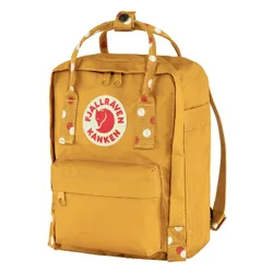 Fjallraven Kanken Mini-ochre sırt çantası / konfeti deseni