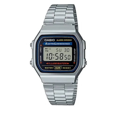 Casio Vintage A168wa-1yes Gümüş / Gümüş Saatler