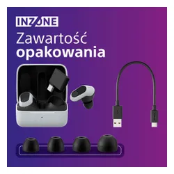 Беспроводные наушники с микрофоном Sony INZONE Buds-белый