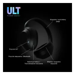 Słuchawki bezprzewodowe Sony ULT Wear WH-ULT900NB Nauszne Bluetooth 5.2 Czarny