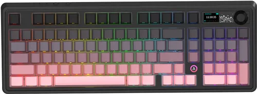 Klawiatura AJAZZ AK980 V2 Czarno-różowy