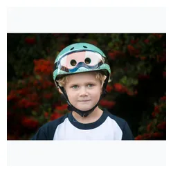 Kask rowerowy dziecięcy Hornit Military mint