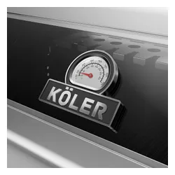 Grill gazowy KOLER Krone Compact Srebrny 15.5 kW 60 x 46 cm