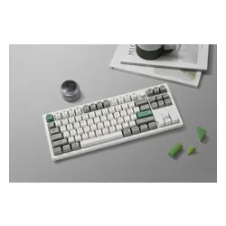Klawiatura KEYCHRON Q3 Max Wireless Switch Gateron Jupiter Banana Biało-szaro-zielony