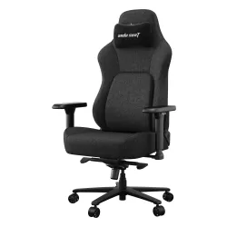 Fotel Anda Seat Phantom 4 L Pro Black Fabric Gamingowy do 100kg Tkanina Czarny
