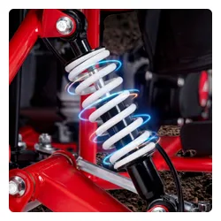 Quad dla dzieci spalinowy 49cc duże koła 6" hamulce mini tarczowe VOLTOURI