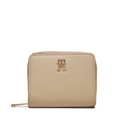 Маленький женский кошелек Tommy Hilfiger Iconic Tommy Med Za AW0AW15748 White Clay AES