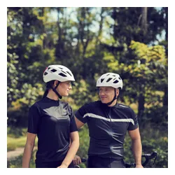 Kask rowerowy ATTABO Bonkers z lampką LED biały