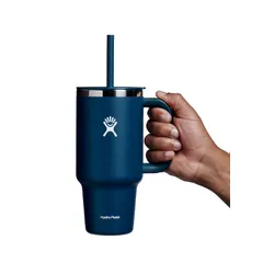 Kubek termiczny ze słomką Hydro Flask All Around Travel Tumbler 946 ml - indigo