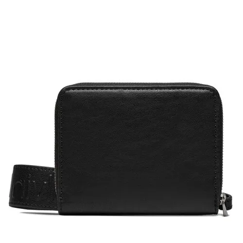 Большой женский кошелек Calvin Klein Gracie Wallet с ремешком Md K60k611387 CK Black BEH