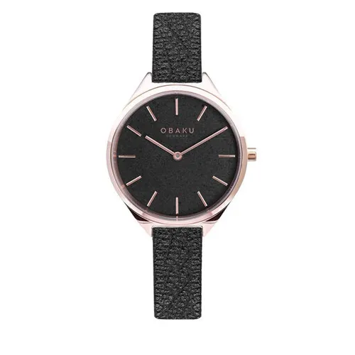 Obaku Kaffe V257LHVNRB Siyah / Siyah Saatler