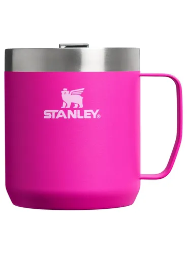 Kubek turystyczny z pokrywką Stanley Classic Legendary Camp Mug 0,35 l - violet blossom