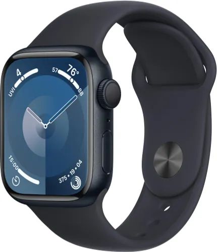 Apple Watch 9 GPS 41 мм алюминиевый Север / Север Спортивный ремешок S / M