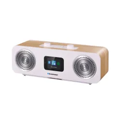 Radioodbiornik Blaupunkt IR50DAB Radio FM DAB+ Internetowe Bluetooth Biało-brązowy