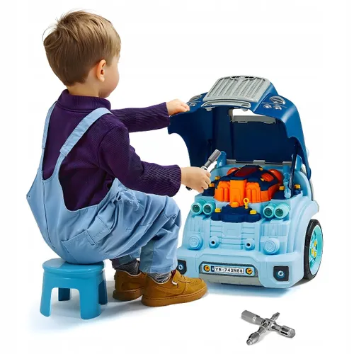 Duży interaktywny Silnik do skręcania rozkręcania Mały Mechanik zabawka 3+