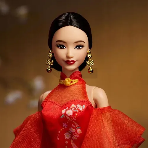 LALKA BARBIE SIGNATURE I Lunar New Year lalka w sukience Qipao JBJ11