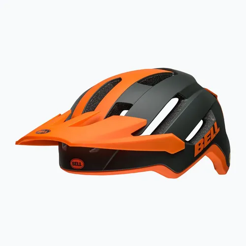 Kask rowerowy Bell 4Forty Air Integrated MIPS matte dark green/orange
