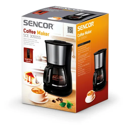 Кофеварка капельная Sencor SCE 3050SS