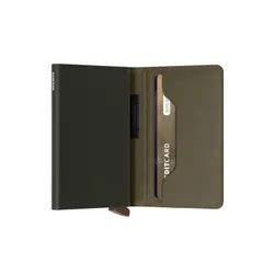Portfel kieszonkowy RFID Secrid Bandwallet Liba - green / orange