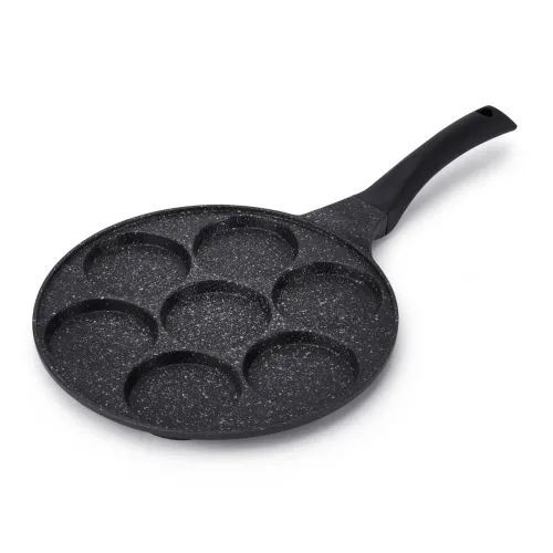 Patelnia do pancakes aluminiowa nieprzywierająca GRANDE CZARNA 27 cm