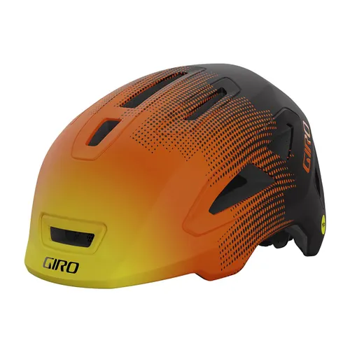 Kask rowerowy dziecięcy Giro Scamp II Integrated Mips Jr matte orange towers