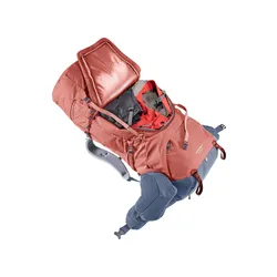 Plecak trekkingowy Deuter Aircontact X 60+15 SL damski - redwood/ink