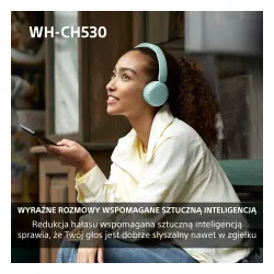 Słuchawki bezprzewodowe Sony WH-CH530 Nauszne Bluetooth 6.0 Różowy