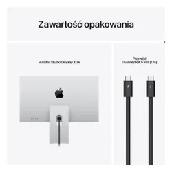 Monitor APPLE Studio Display XDR 2026 27" 5120x2880px (Szkło standardowe, Podstawka z regulacją pochylenia i wysokości)