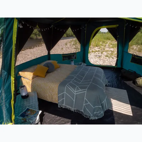 Namiot kempingowy 8-osobowy Coleman Cortes Octagon Blackout Bedroom green