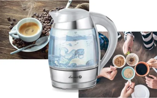 Czajnik elektryczny ŁUCZNIK WK-2020 Biały