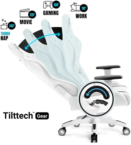 Fotel DIABLO CHAIRS X-One 2.0 Small Biało-czarny